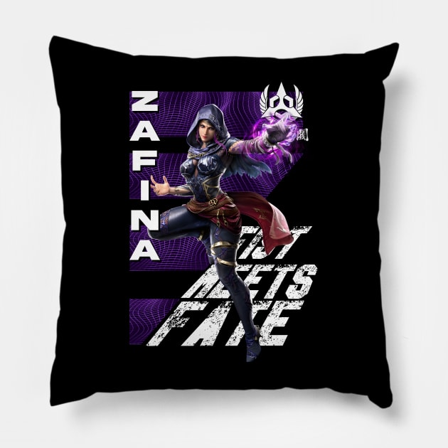 Zafina (Tekken 8) Pillow by wenderinf