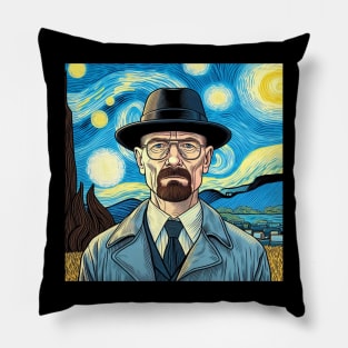 Heisenberg Vangogh artowork Pillow