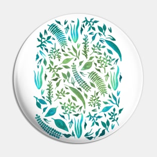 Secret Garden Foliage Pin