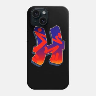 Letter H - Night Sky Phone Case