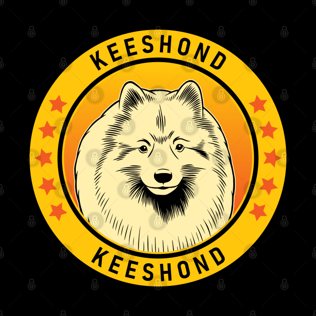 Keeshond Dog Portrait by millersye