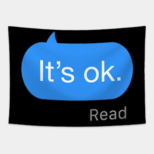 It's Ok Text Tapestry