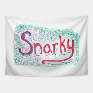 Snarky Scribbles Tapestry