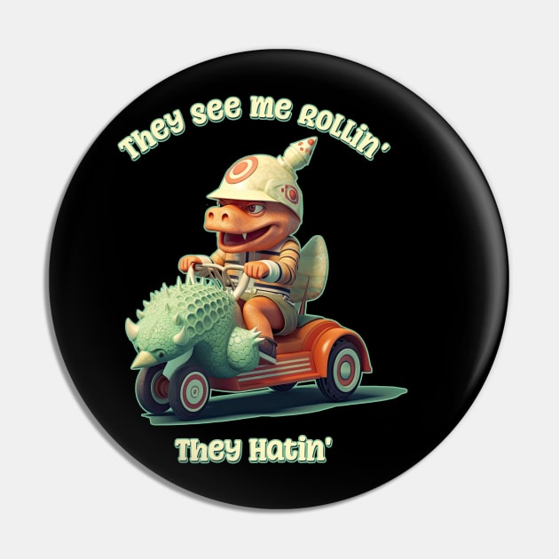 They See Me Rollin' Soccer Mom and Dad Pin by DanielLiamGill