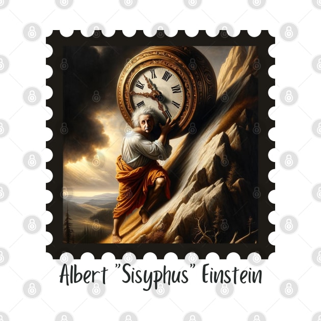 Albert Sisyphus Einstein by EarthisticWear