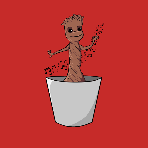 Dancing Baby Groot by Jennisney