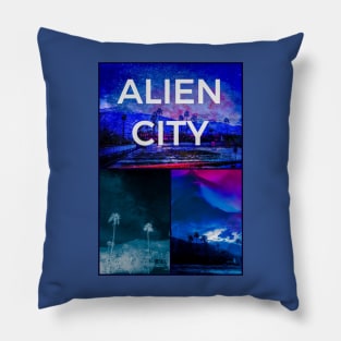 Cosmic City Poster Pillow