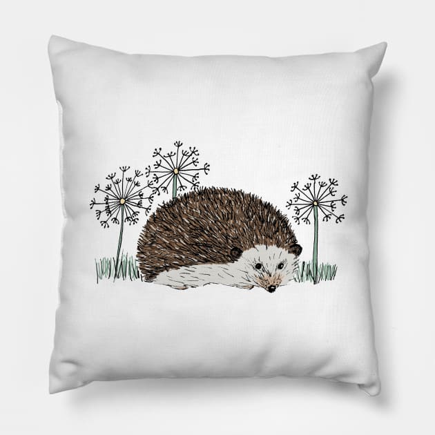 Hedgehog Pillow by LauraKatMax