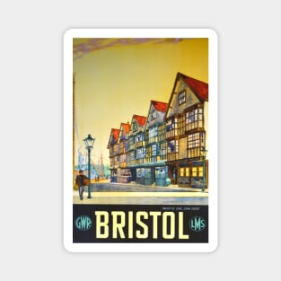 Bristol - Vintage Travel Poster Magnet