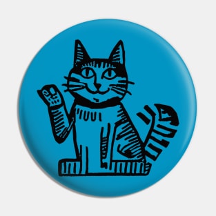 simple cat Pin