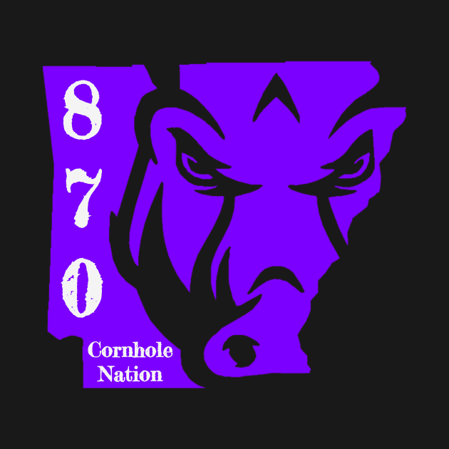 870 Hog Purple by 870 Cornhole Nation