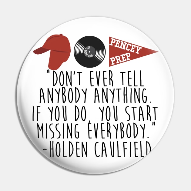Catcher in the Rye Pin by mariansar