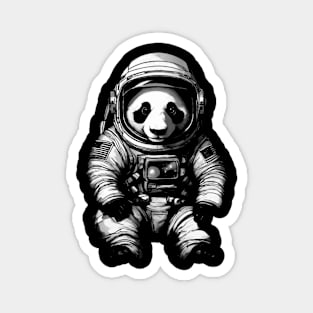 Baby Panda Astronaut Cute Magnet