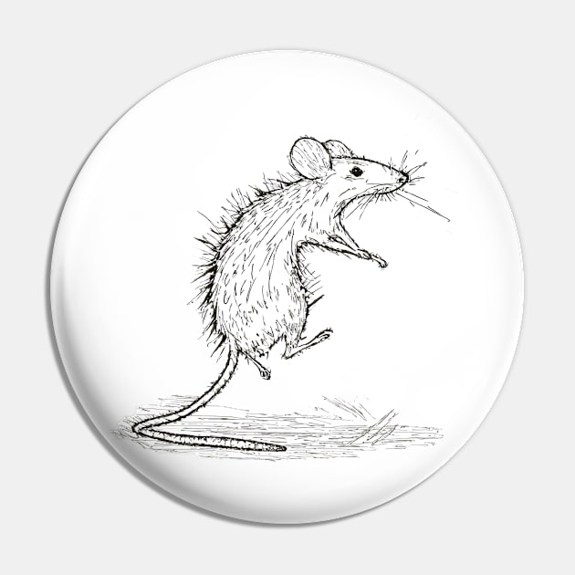 Mouse jump Pin by Salogwyn