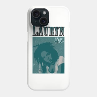 lauryn hill green vintage poster Phone Case