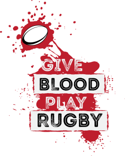 Give Blood Play Rugby Magnet