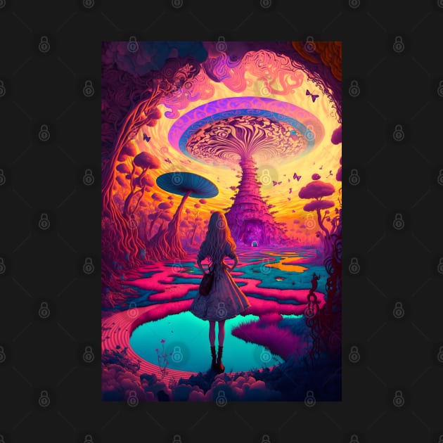 Alice in Wonderland inspired fantasy world by Greenbubble