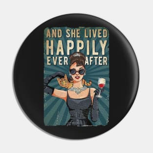 And She Lived Happily Ever After Cats love Pin