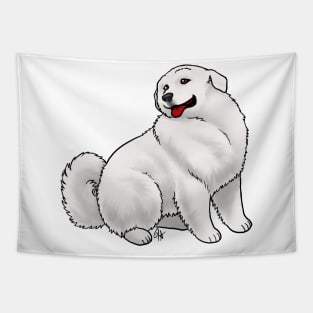 Dog - Pyrenean Mountain Dog - White Tapestry