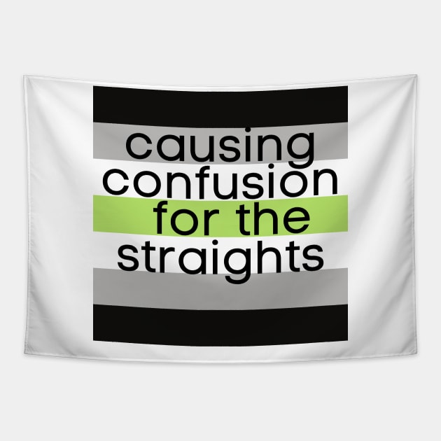 Causing Confusion for the Straights AG Tapestry by The Witchy Bibliophile