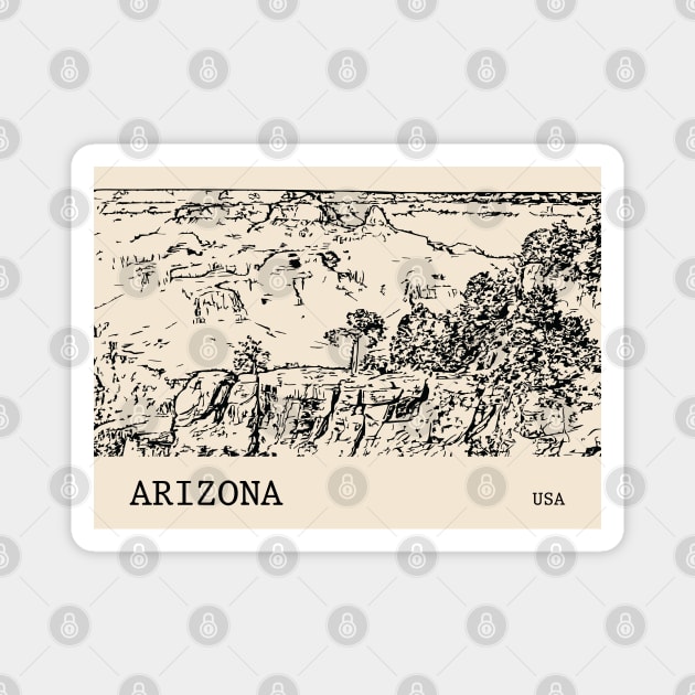 Arizona USA Magnet by Lakeric