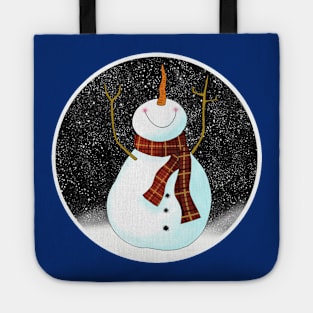 Christmas Snowman Tote