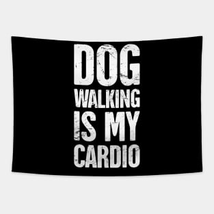 Funny Dog Walking Gift For Dog Walker Tapestry