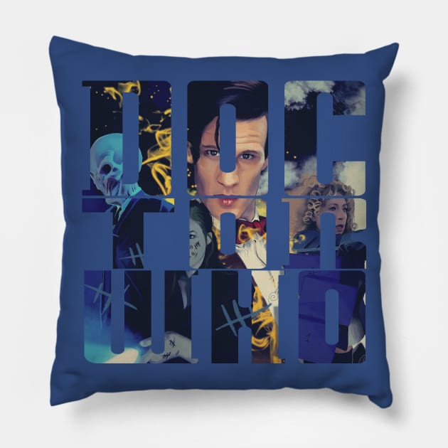 11th doctor Pillow by KanaHyde