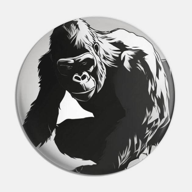 Gorilla Shadow Silhouette Anime Style Collection No. 166 Pin by cornelliusy