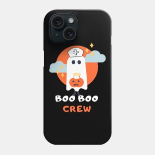 Boo Boo Crew funny Nurse Halloween ghost in Nurse hat design Phone Case