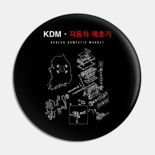 KDM Car Enthusiast Pin