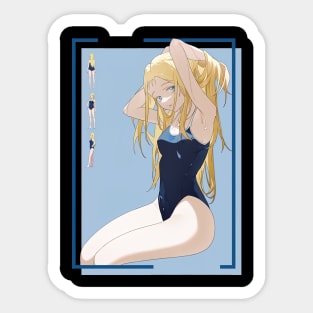 Summertime Render anime Sticker for Sale by darkerart