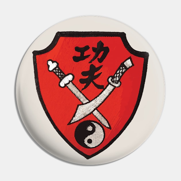 Kung Fu Patch Pin by Doc Multiverse Designs