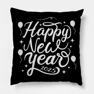 Happy New Year 2025 Pillow