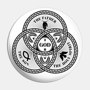 The magnificent seal of the Holy Trinity Pin