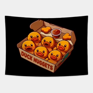 Funny Duck Nuggets Tapestry