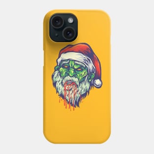 Zombie Santa - Happy Christmas and a happy new year! - Available in stickers, clothing, etc Phone Case