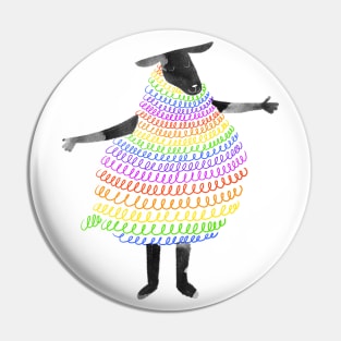 The rainbow black sheep Pin