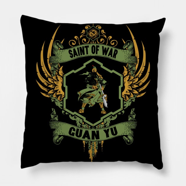 GUAN YU - LIMITED EDITION Pillow by FlashRepublic