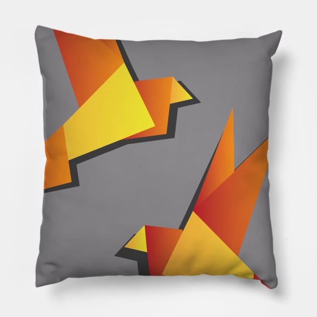 Origami Pillow by TeePixelate