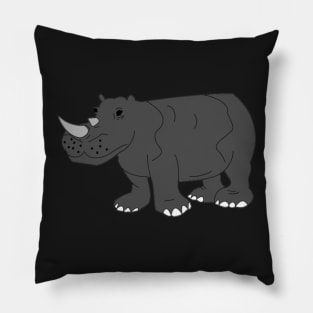 Hippo-Rhino Pillow