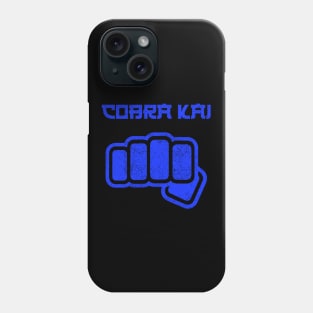 COBRA KAI design ✅ strike first nostalgia 80s tv blue version Phone Case