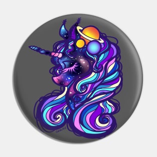 Galaxy Unicorn Pin