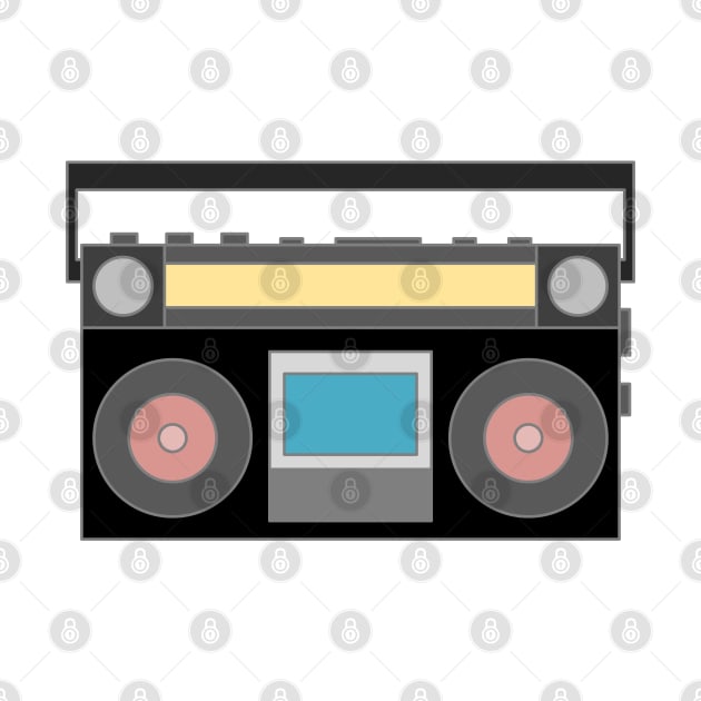 Old School Boombox by inotyler