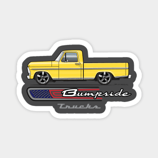 67 Yellow bumpside Magnet