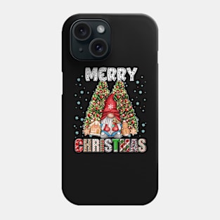 Merry Christmas Gnome Family Funny Xmas Tree Women Men Kids Phone Case