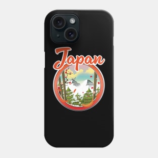 Japan travel logo Phone Case