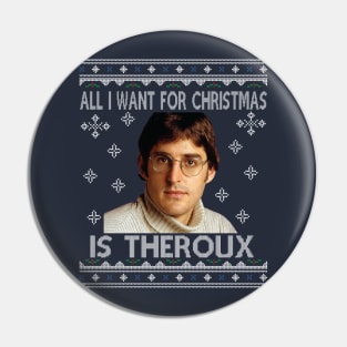 All I Want For Christmas Is Louis Theroux Knit Pattern Pin