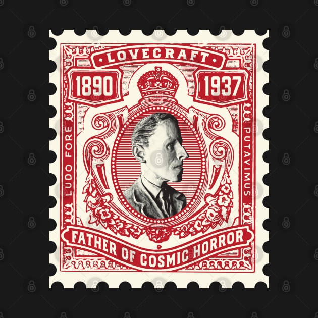 H.P. Lovecraft stamp by HPLHS