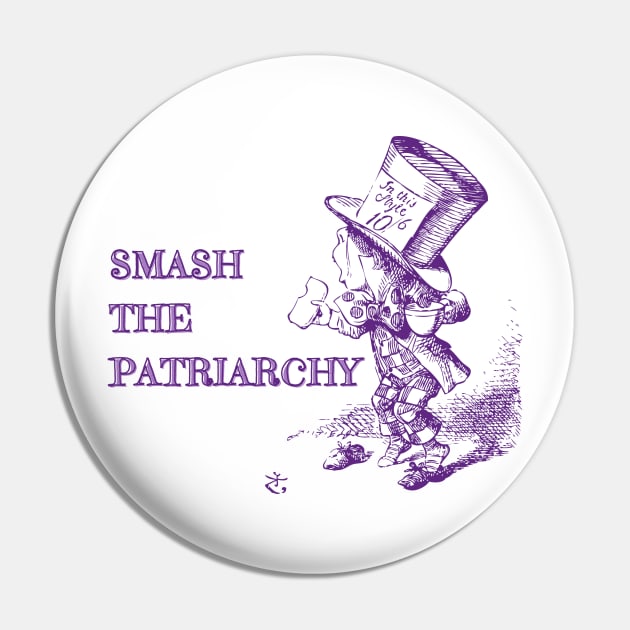 Smash THE patriarchy Pin by soubamagic